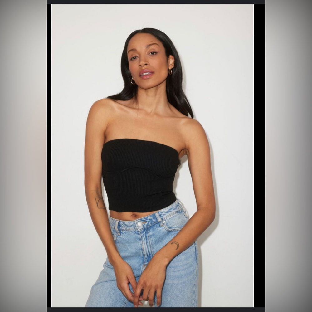 Black tube top